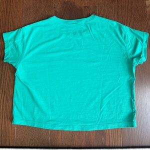 Lululemon Cates Tee Size 0 - Maldives Green - RARE COLOR
